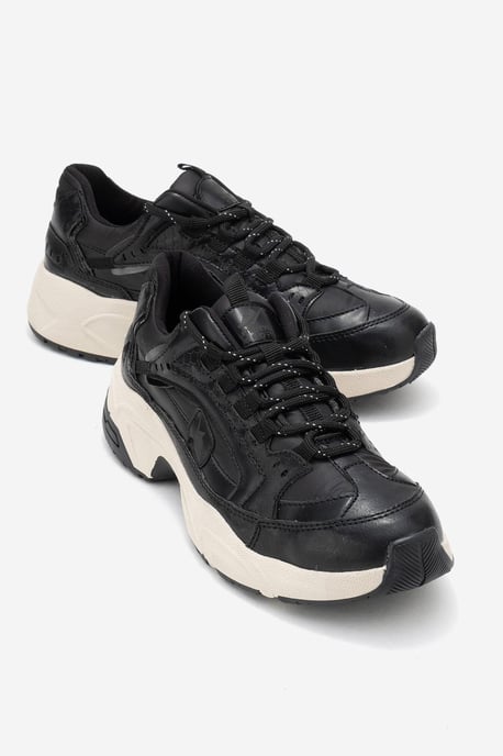 Bambi Bedruckte Mesh Turnschuhe Damen - Image 1