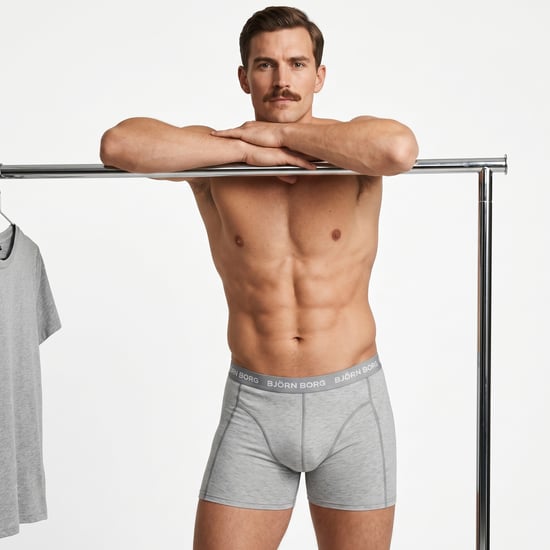 3er-Pack Herren Baumwoll-Stretch-Boxershorts weiche Unterwäsche für den Alltag - Image 4
