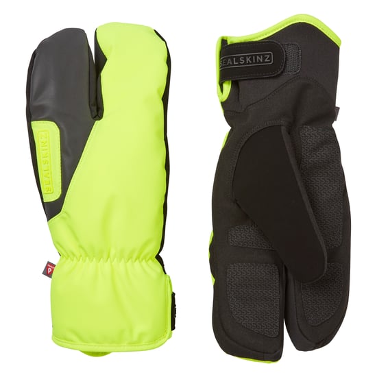 Wasserdichter Extreme-Kälte-Wetter-Fahrrad-Handschuh mit geteiltem Finger für Männer und Frauen - Image 2