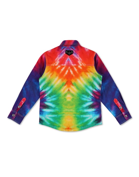 Denim Shirt Ls Tie Dye - Image 2