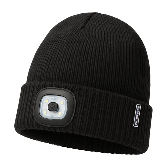 Wasserdichte LED-Mütze mit umschlagbarem Bund für Männer und Frauen bei kaltem Wetter - Image 3