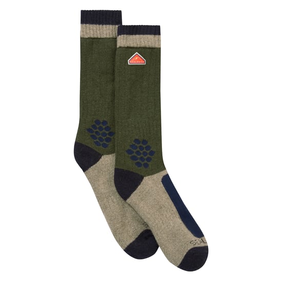 Recycelte Wolle Mid Farbblock Wander-Socken für Männer und Frauen - Image 3