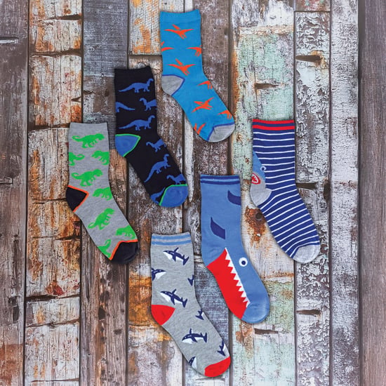 12er Pack Kinder Bambus Neuheiten Knöchelsocken mit lustigen Mustern für den Alltag - Image 3
