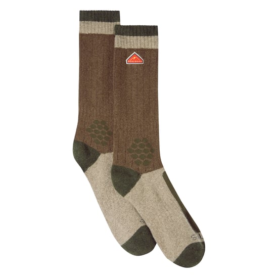 Recycelte Wolle Mid Farbblock Wandersocken für Männer und Frauen - Image 3