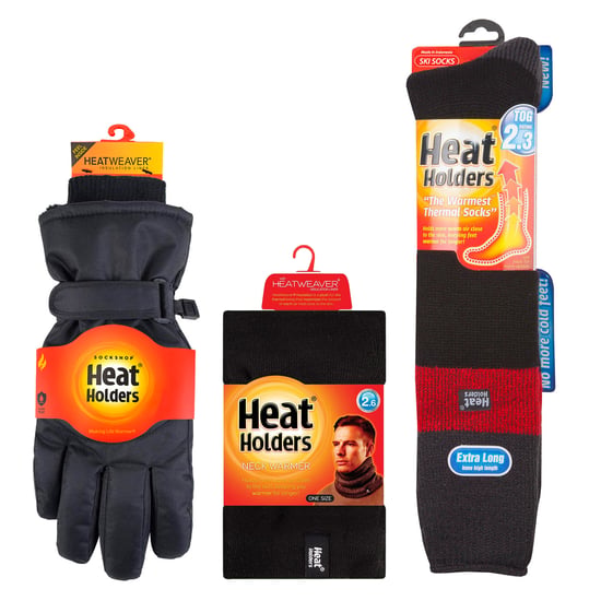 Herren Ski Set: Nackenwärmer, Handschuhe & Thermo-Ski-Socken Winterbekleidung - Image 2