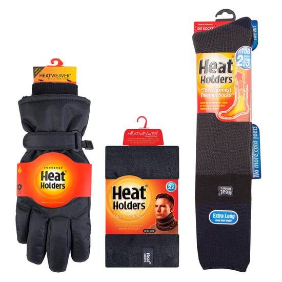 Herren Ski Set: Nackenwärmer, Handschuhe & Thermo-Ski-Socken Winterbekleidung - Image 2