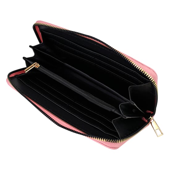 Damen Croc-Print Kunstleder Geldbörse Kompakte Kartenmünzbörse Organizer - Image 3