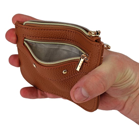 Damen Kunstleder Kartenhalter Slim Wallet mit mehreren Kartenfächern, kompaktes Design - Image 4