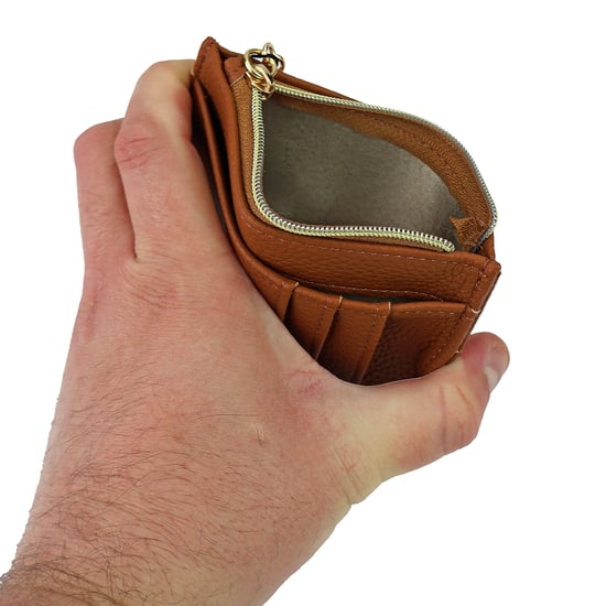 Damen Kunstleder Kartenhalter Slim Wallet mit mehreren Kartenfächern, kompaktes Design - Image 5
