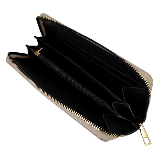 Damen Krokodildruck Kunstleder Geldbörse Kompakte Kartenmünzbörse Organizer - Image 3