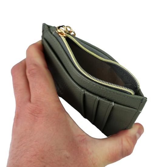 Damen Kunstleder Kartenhalter Slim Wallet mit mehreren Kartenfächern kompakte Gestaltung - Image 5