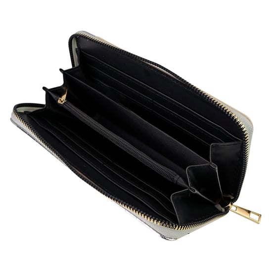 Damen Kunstleder Geldbörse Große Paneel Geldbörse Karten Münz Organizer - Image 5