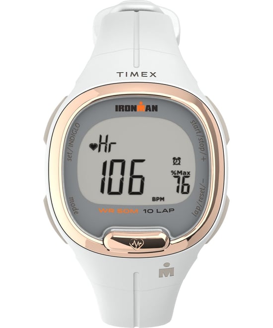 Timex Ironman Transit T10 Weiß Damen Armbanduhr TW5M40400 - Image 1