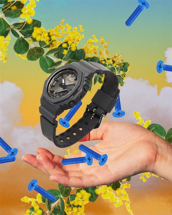 Casio G-shock Grau Damen Armbanduhr GMA-P2126W-8AER - Image 2