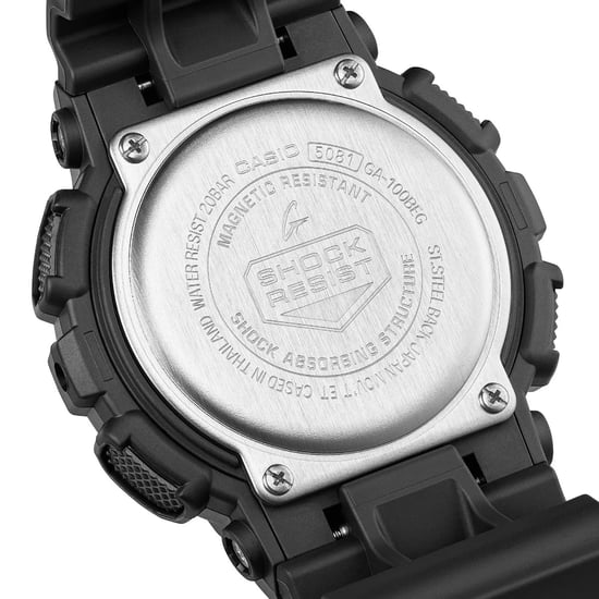 Casio G-shock Schwarz Herren Armbanduhr GA-100BEG-1AER - Image 4