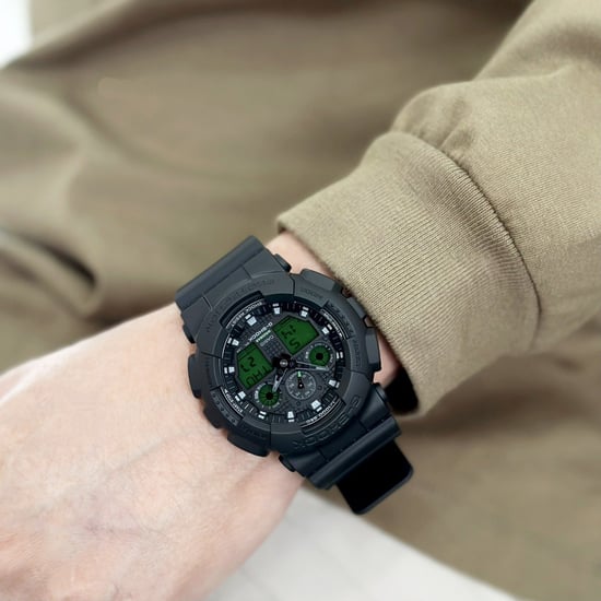 Casio G-shock Schwarz Herren Armbanduhr GA-100BEG-1AER - Image 5