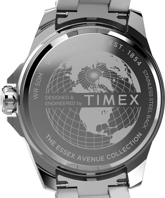 Timex Essex Silber Herren Armbanduhr TW2W79500 - Image 3