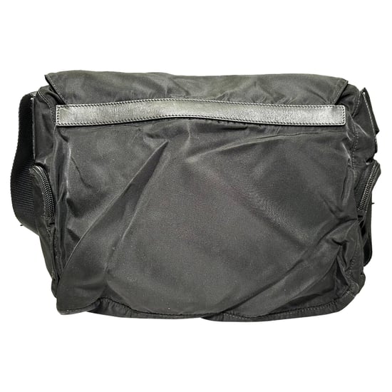 Prada Tessuto Umhängetasche aus schwarzem Nylon - Image 2