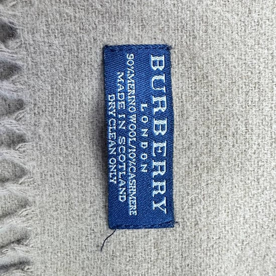 Burberry Icon Streifenmuster Schal aus beigefarbenem Merinowolle - Image 2