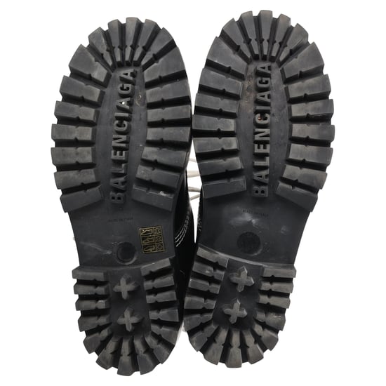 Balenciaga Stivaletti Strike Schnürstiefel aus schwarzem Leder - Image 5