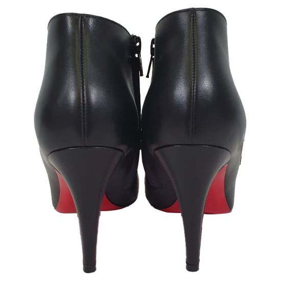 Christian Louboutin Belle 85 Stiefeletten aus schwarzem Kalbsleder - Image 2