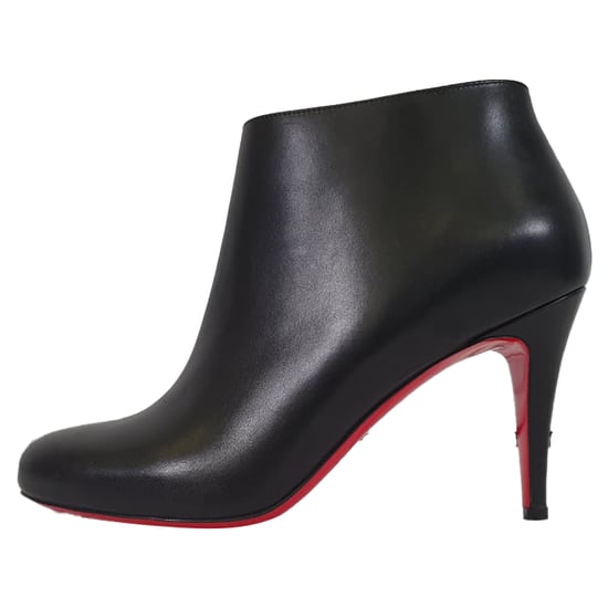 Christian Louboutin Belle 85 Stiefeletten aus schwarzem Kalbsleder - Image 4