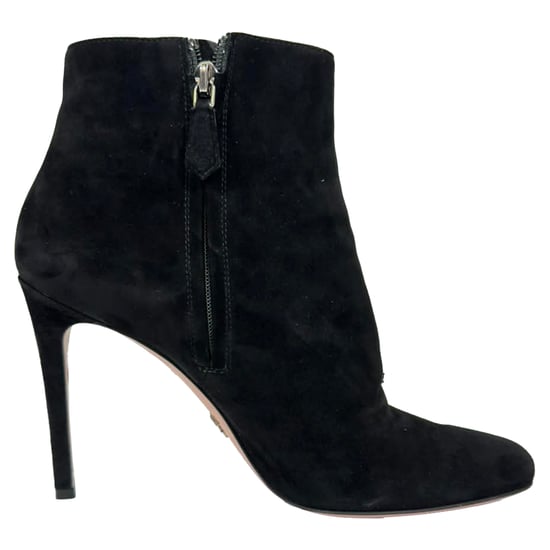 Prada Ankle Boots aus schwarzem Wildleder - Image 1