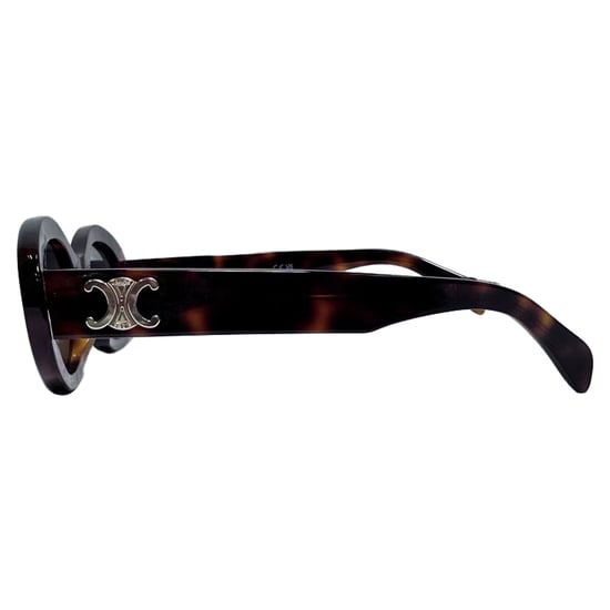 Celine Triomphe 01 Schildpatt-Sonnenbrille aus braunem Acetat - Image 2