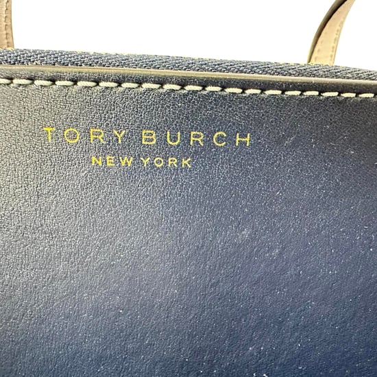 Tory Burch Brogue Tote Bag aus mehrfarbigem Leder - Image 6