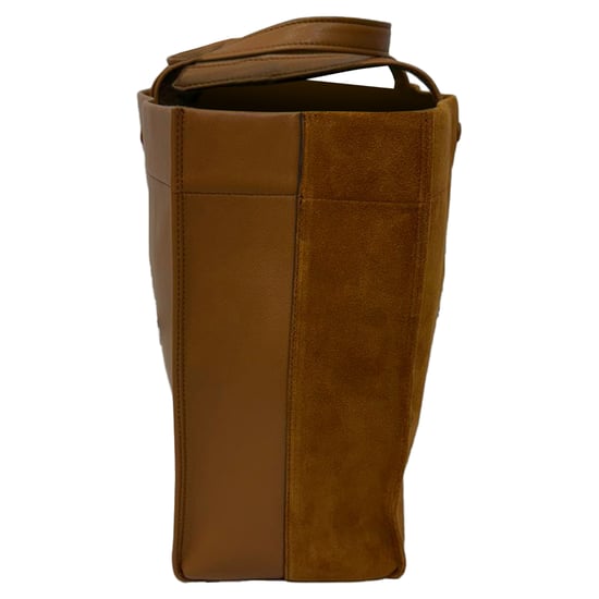 Anya Hindmarch Große Mortimer Tragetasche aus braunem Wildleder - Image 3