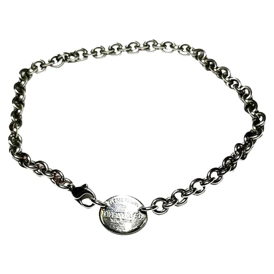 Tiffany & Co. Rückkehr zu Tiffany Oval Tag Halskette aus Sterlingsilber - Image 2