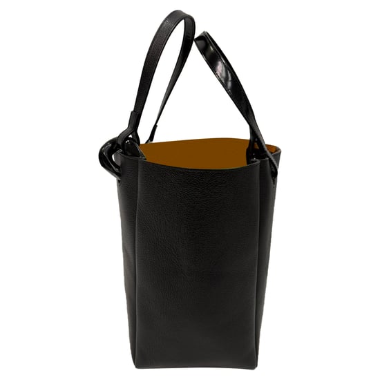 JW Anderson Die JWA Ecken-Tote-Bag aus schwarzem Leder - Image 2