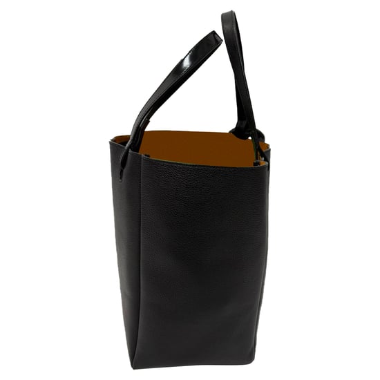 JW Anderson Die JWA Ecken-Tote-Bag aus schwarzem Leder - Image 3