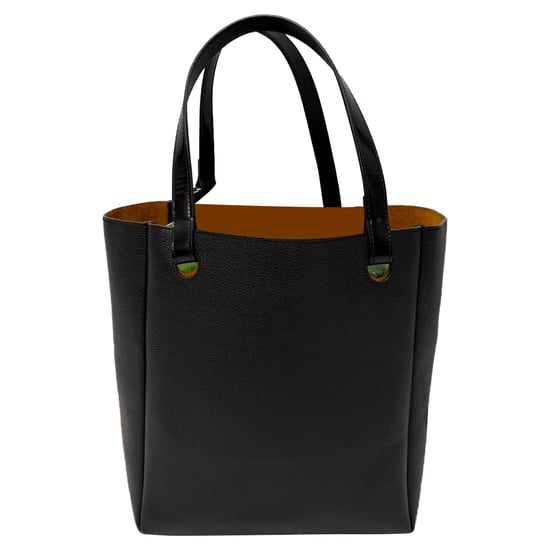JW Anderson Die JWA Ecken-Tote-Bag aus schwarzem Leder - Image 4