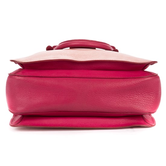 Two color Pushlock Tote Schultertasche - Image 6