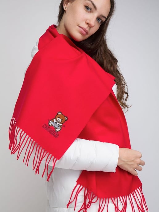 Moschino Schal - Rot - Image 3