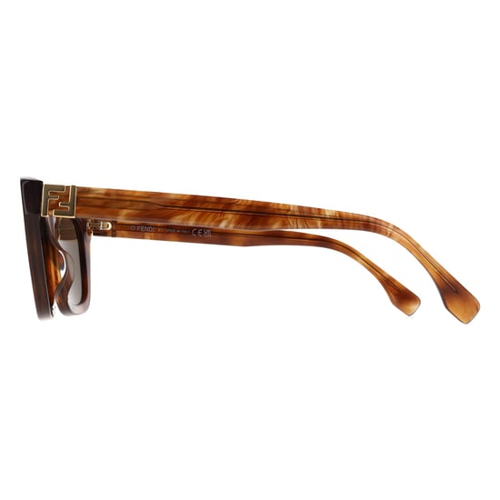 Fendi FE40205I Forever Fendi 53E blonde havannabraune Sonnenbrille - Image 3