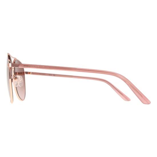 Calvin Klein CK21306S 780 glänzende Sonnenbrille mit braunem Farbverlauf in Roségold - Image 3