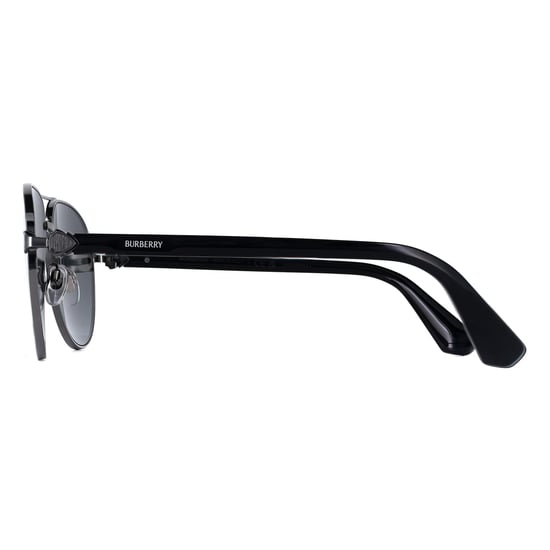 Burberry BE3167 100387 Sonnenbrille in Gunmetal und Dunkelgrau - Image 3