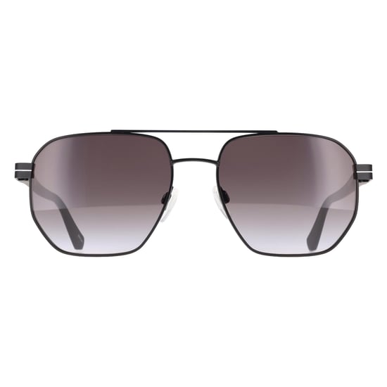 Calvin Klein CKJ22204S 002 matte schwarze Sonnenbrille mit grauem Verlauf - Image 1
