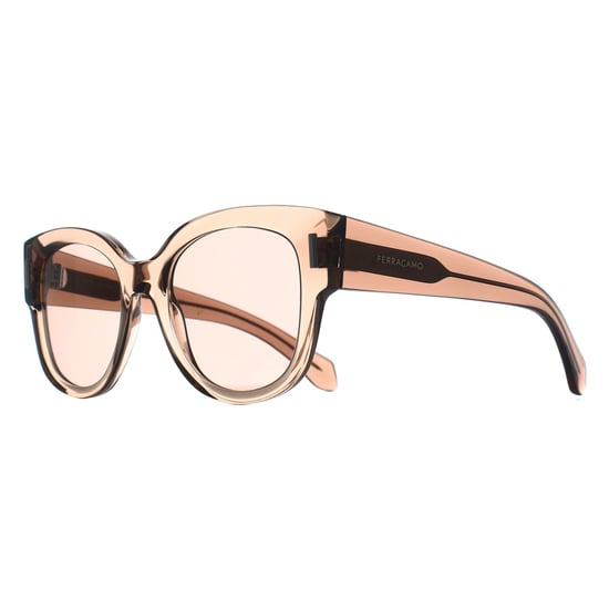 Salvatore Ferragamo SF2007S 260 transparent nackt rosa braun Sonnenbrille - Image 2