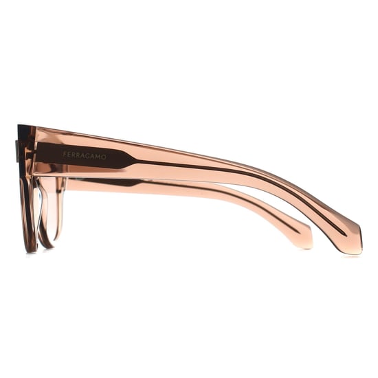 Salvatore Ferragamo SF2007S 260 transparent nackt rosa braun Sonnenbrille - Image 3