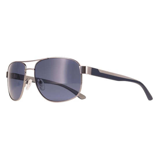 Calvin Klein CK20319S 009 glänzende Sonnenbrille in Rotgussblau - Image 2