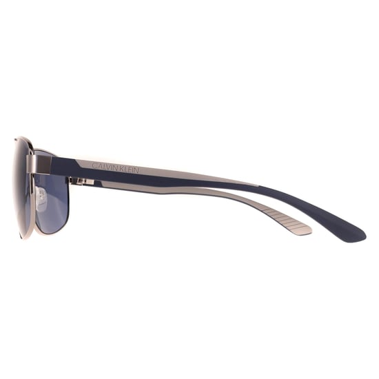 Calvin Klein CK20319S 009 glänzende Sonnenbrille in Rotgussblau - Image 3