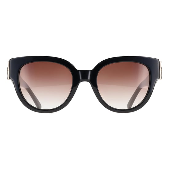 Longchamp LO733S 001 schwarz braun klar Sonnenbrille mit Farbverlauf - Image 1