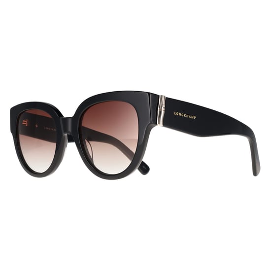Longchamp LO733S 001 schwarz braun klar Sonnenbrille mit Farbverlauf - Image 2