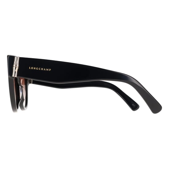 Longchamp LO733S 001 schwarz braun klar Sonnenbrille mit Farbverlauf - Image 3