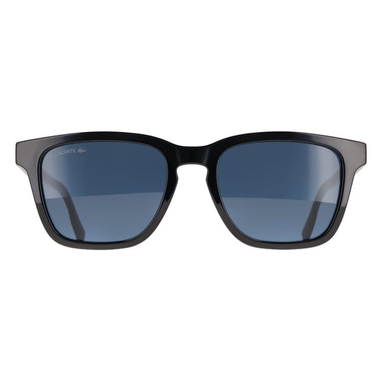 Lacoste L987S 001 schwarz solide blaue Sonnenbrille - Image 1