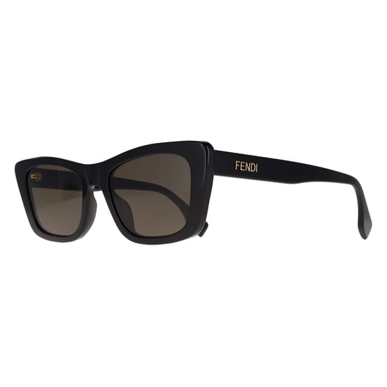 Fendi FE40185I Lettering 01N glänzend schwarz grün Sonnenbrille - Image 2