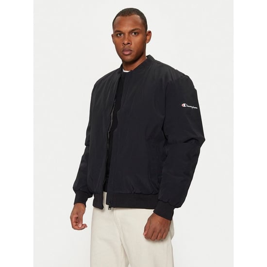 Champion Schwarze Polyamid Bomberjacke - Image 1